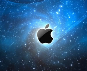 Apple3-LogoOnBlueSpace300x245